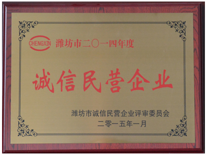 诚信民营企业